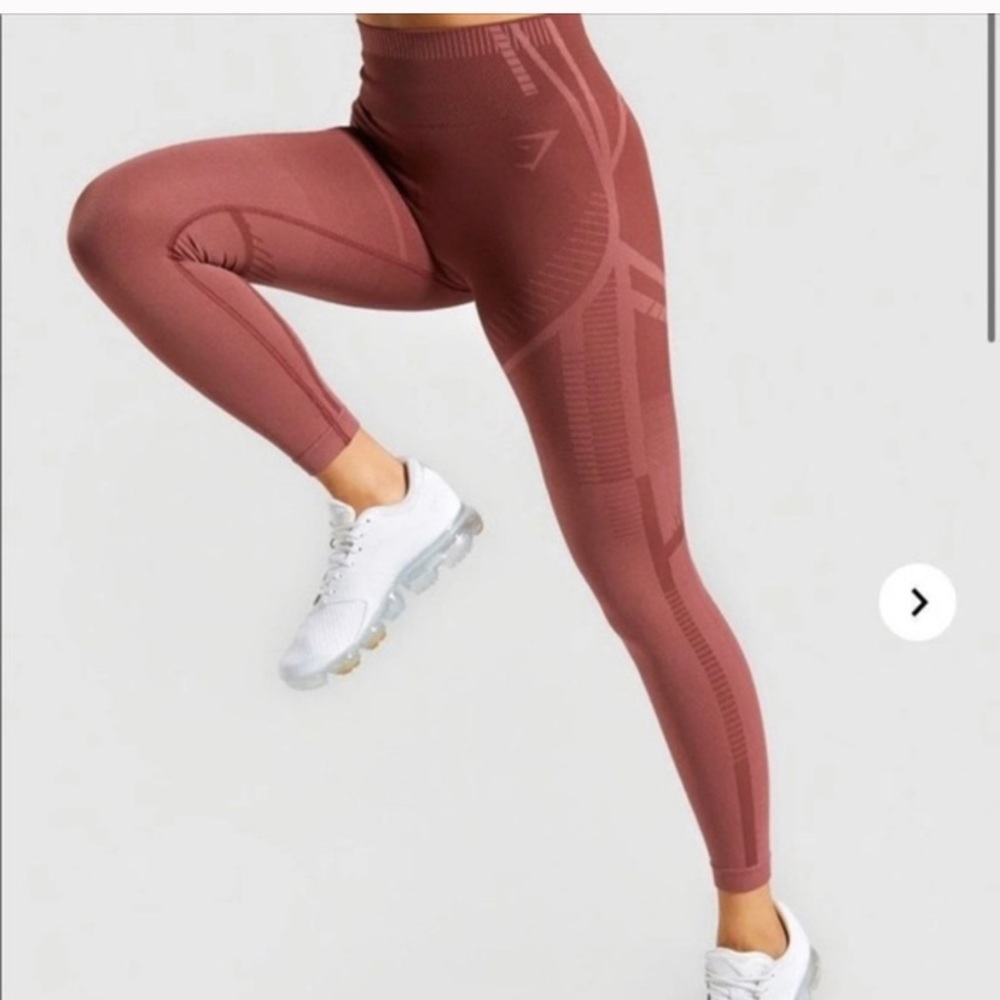 Gymshark Geo Seamless Leggings Rose